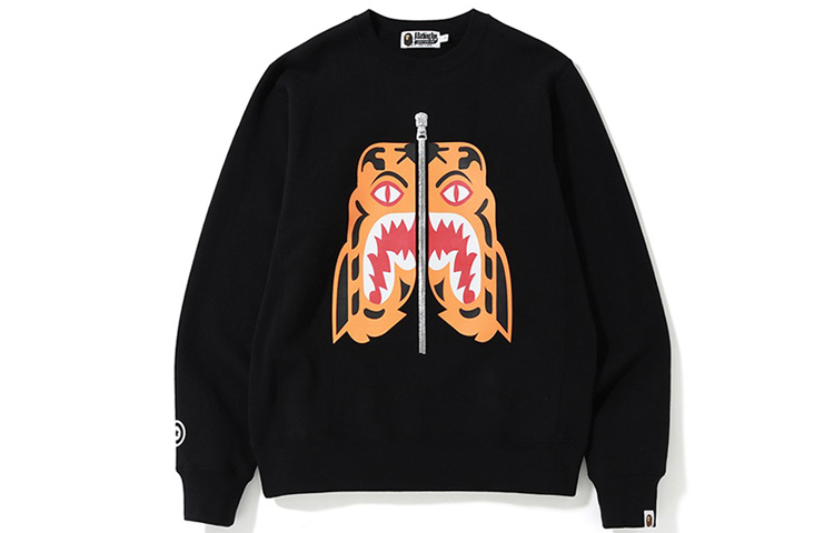 BAPE  Tiger Head Full-Zip Long Sleeve Sweatshirt. 0ZXSWM113009D 圖 2