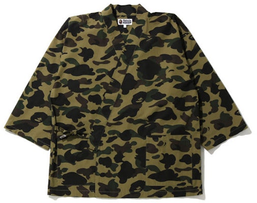 Bape A BATHING APE 1ST迷彩和服襯衫 黃色迷彩 全印花襯衫 1G30-131-004 Lookbook Bape A BATHING APE 1ST迷彩和服襯衫 黃色迷彩 全印花襯衫 1G30-131-004