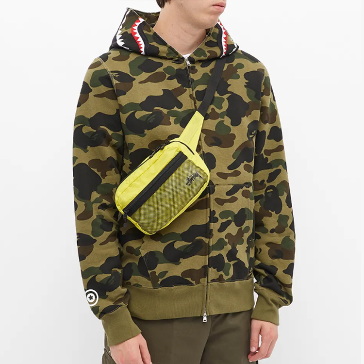 Bape A BATHING APE 1ST Camo Shark Full Zip Hoodie  Green Camo. 1G20115008-GN 圖 4