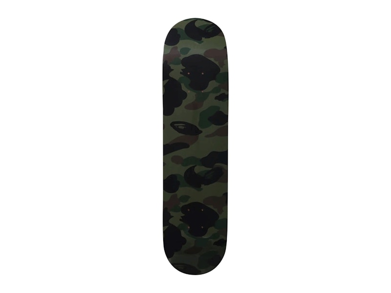 BAPE A Bathing Ape 1st Camo Skateboard Deck Green