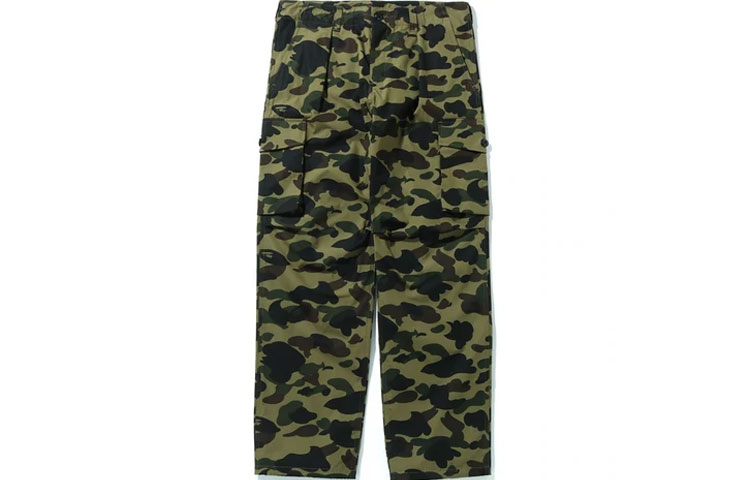 Order Bape A BATHING APE 1ST迷彩宽松6口袋直筒休闲裤 1H80-152-017