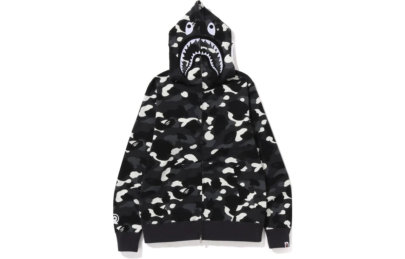Buy Bape 2023城市迷彩夜光鲨鱼连帽卫衣拉链款 - 夜光鲨鱼. 1J20-115-002