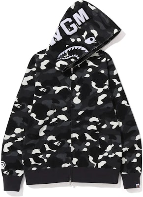 Bape 2023城市迷彩夜光鲨鱼连帽卫衣拉链款 - 夜光鲨鱼. 1J20-115-002 Lookbook Bape 2023城市迷彩夜光鲨鱼连帽卫衣拉链款 - 夜光鲨鱼. 1J20-115-002