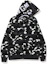 Lookbook Bape 2023城市迷彩夜光鲨鱼连帽卫衣拉链款 - 夜光鲨鱼. 1J20-115-002