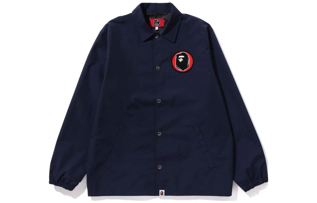 Bape A BATHING APE 30th Anniversary FW23 Ape Logo Collar Jacket Unisex 1J70-140-002 圖 4
