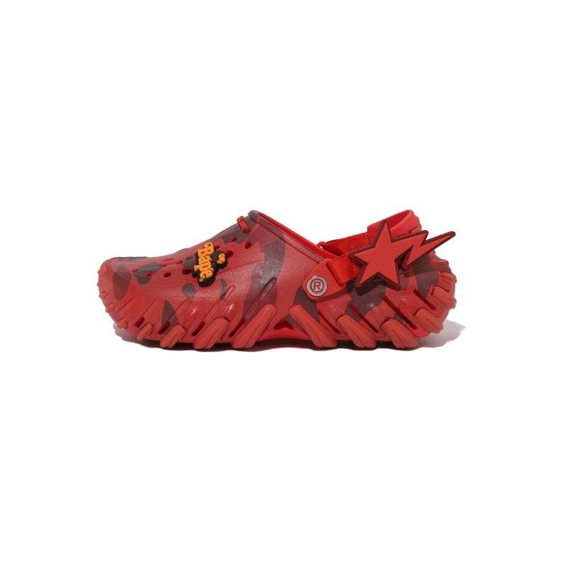 Bape A BATHING APE × Crocs ECHO M1 EVA Camo Red Comfort Mens Clogs. 0ZXSDM927911Q Red