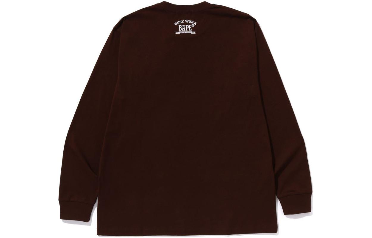 Bape A BATHING APE  Alphabet Graphic Crewneck Long Sleeve T-Shirt. 1J80-111-002 圖 7