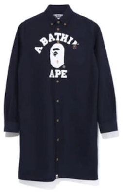 Bape A BATHING APE 猿人標誌長袖襯衫 (扣扣式)。 1G30-235-502 Lookbook Bape A BATHING APE 猿人標誌長袖襯衫 (扣扣式)。 1G30-235-502