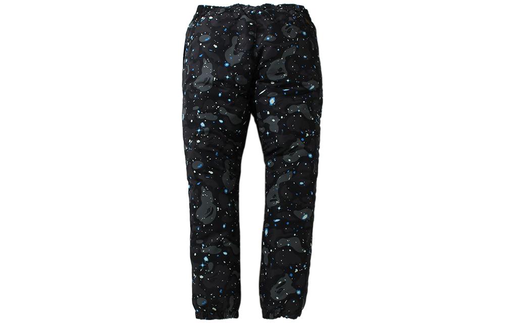 Lookbook 베이프 어 베이싱 에이프 블랙 스타리 프린트 조거 니트 스웻팬츠. 0ZXPTM152007H