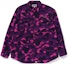 Lookbook Bape A BATHING APE 藍色迷彩印花長袖襯衫 1J80-131-005
