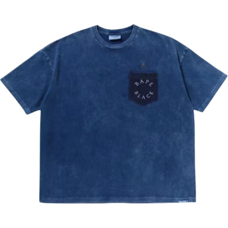 Bape A BATHING APE  Blue Logo Graphic Short Sleeve T-Shirt. 1L30-109-329 圖 2