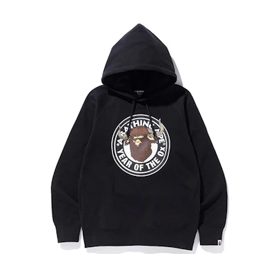 Bape A BATHING APE Calf Cartoon Print Hoodie. 1H20-114-003