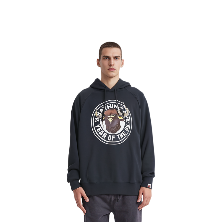 Bape A BATHING APE  Calf Cartoon Print Hoodie. 1H20-114-003 圖 3