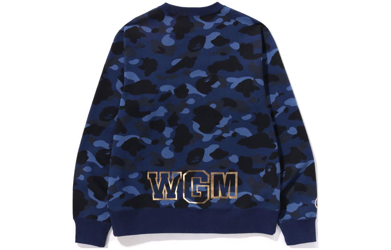 Bape A BATHING APE  Camo Crewneck Pullover Sweatshirt Long Sleeve. 1K30-113-003 圖 4