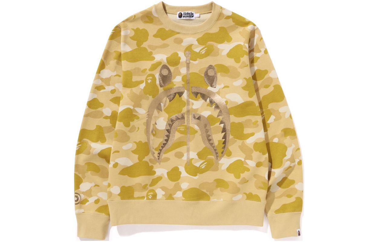 Bape A BATHING APE  Camo Crewneck Pullover Sweatshirt Long Sleeve. 1K30-113-003 圖 10