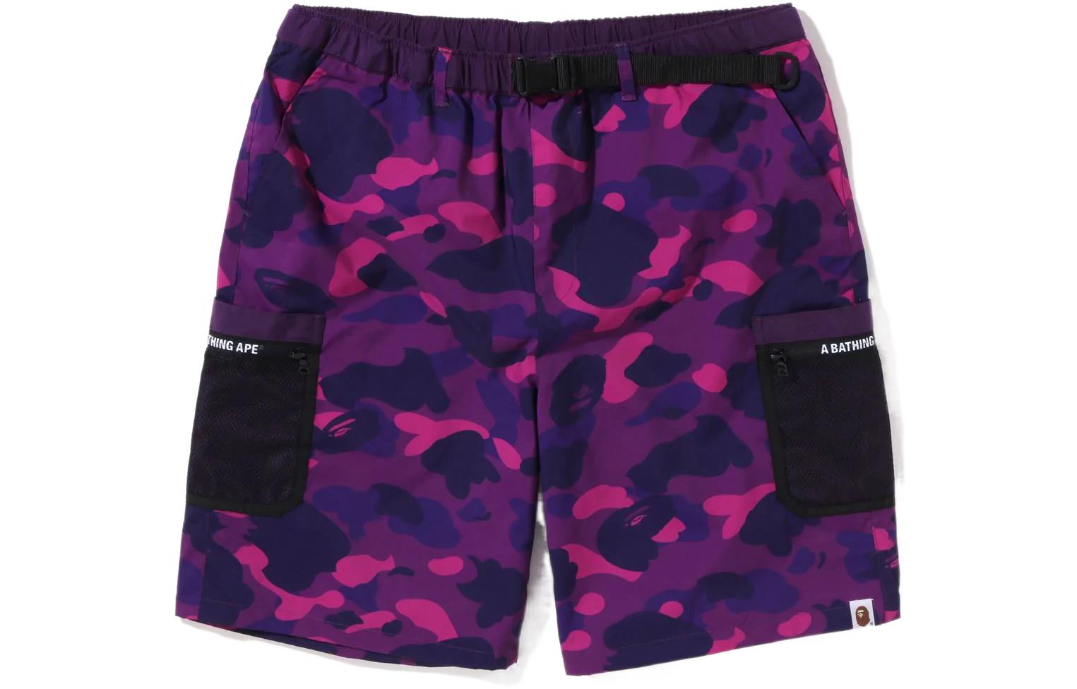 Order Bape A BATHING APE 迷彩雙口袋直筒休閒短褲 1I30-153-007