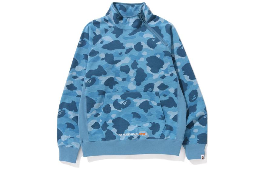 Bape A BATHING APE  Camouflage High Neck Long Sleeve Sweatshirt. 0ZXSWM113006K 圖 3