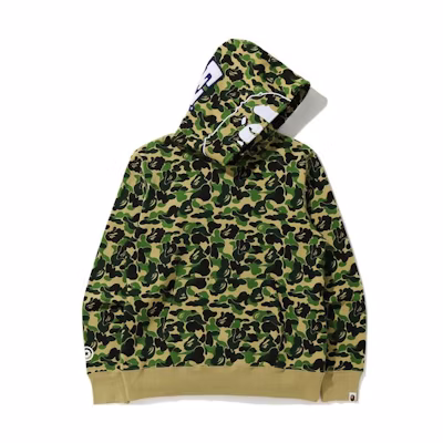 Bape A BATHING APE Camouflage Letter Embroidered Pullover Hoodie. 0ZXSWM114003F