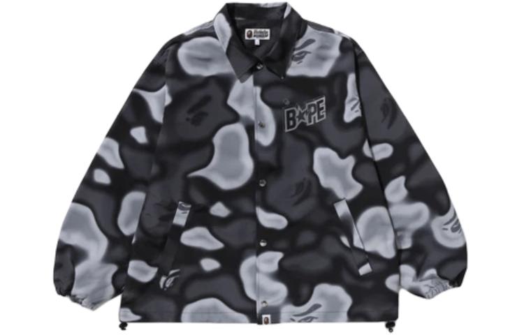 Bape A BATHING APE  Camouflage Long Sleeve Button-Up Jacket 1K30-140-006 圖 2