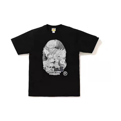 Bape A BATHING APE Cartoon Ape Head Graphic T-Shirt. 1G23-110-944