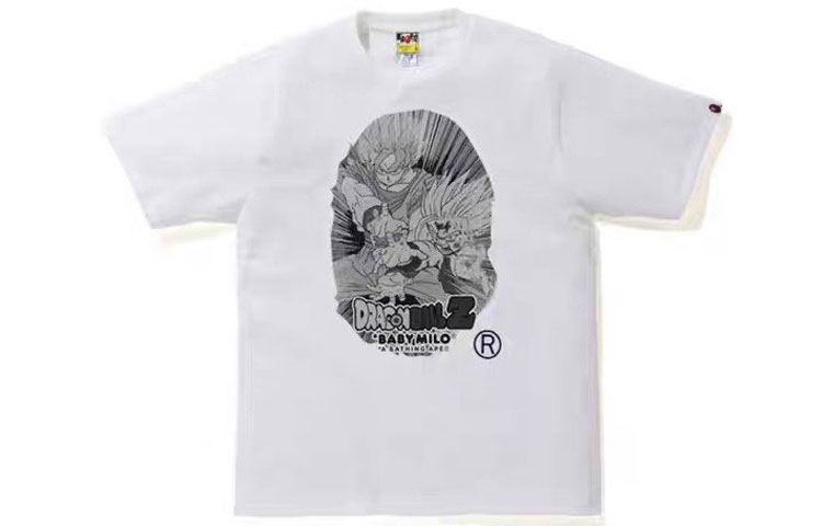 Bape A BATHING APE  Cartoon Ape Head Graphic T-Shirt. 1G23-110-944 圖 2