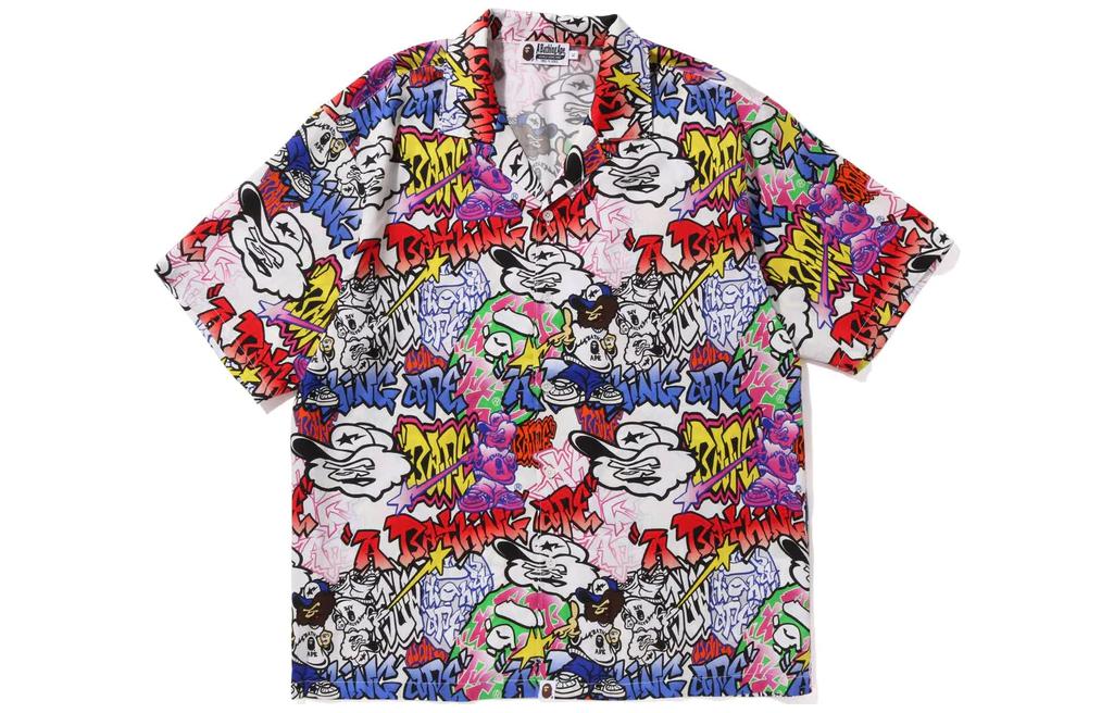 Order Bape A BATHING APE 卡通字母印花多色Polo衫 1J30-132-055