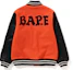 Lookbook Bape A BATHING APE Jaket Baseball Lengan Panjang Colorblock Letter Patch Zip 1I80-141-001