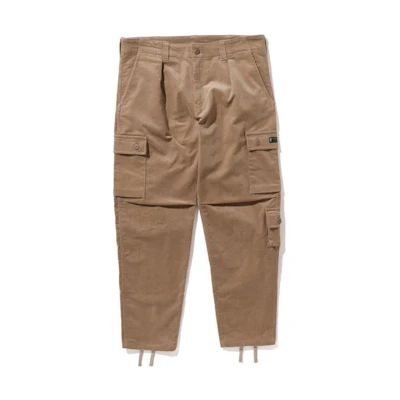 Bape A BATHING APE Corduroy Cargo Pants Solid Color Workwear Style. 1J80-152-013