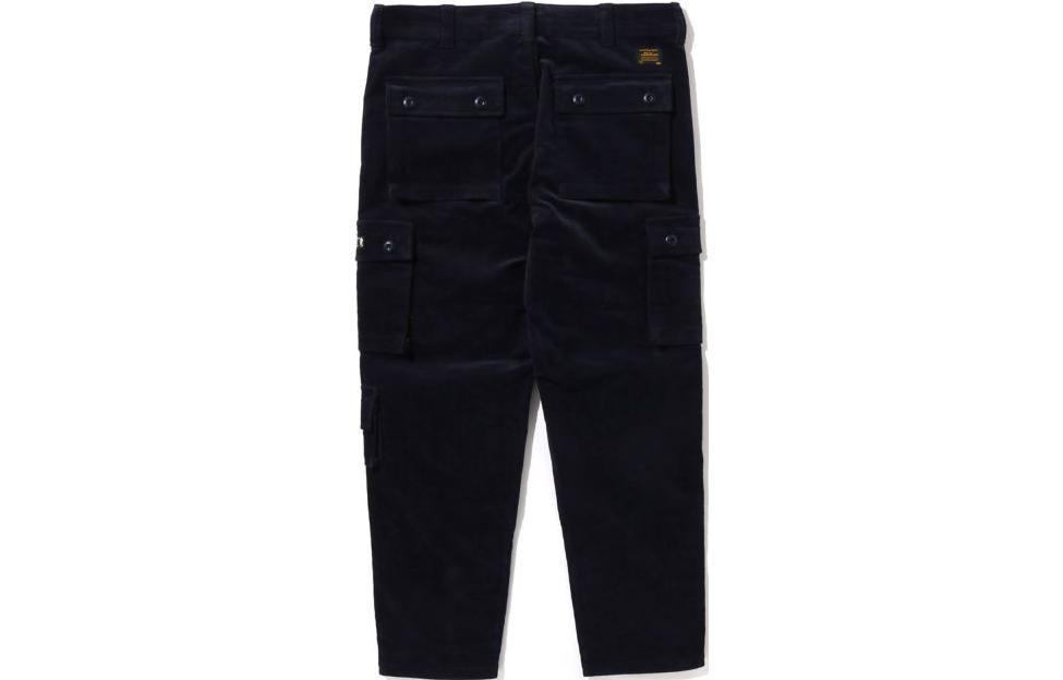 Purchase Bape A BATHING APE 灌木絨工裝長褲 素色工作風格褲。 1J80-152-013