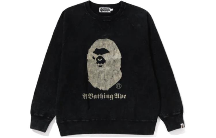 Bape A BATHING APE  Crewneck Pullover Sweatshirt with Logo Hem Long Sleeve. 1K30-113-015 圖 3