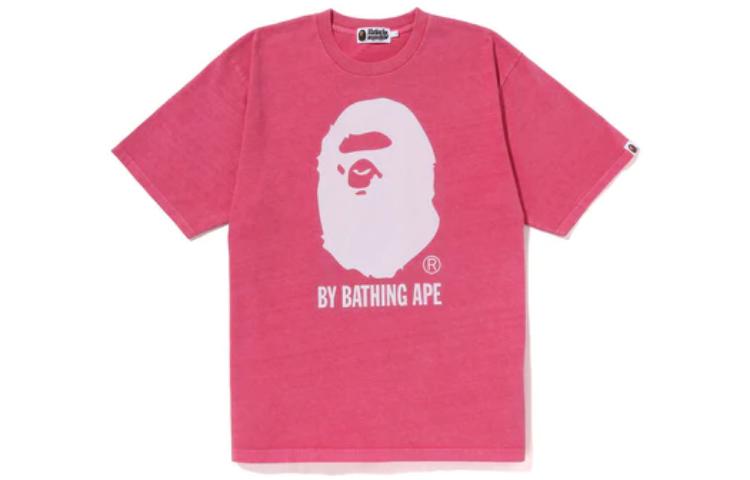 Shop Bape A BATHING APE 标志印花圆领T恤 1J30-109-024