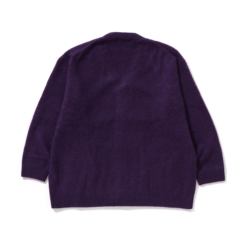 Purchase 베이프 FW24 에이프 로고 자수 니트 가디건. 0ZXKNM120004N