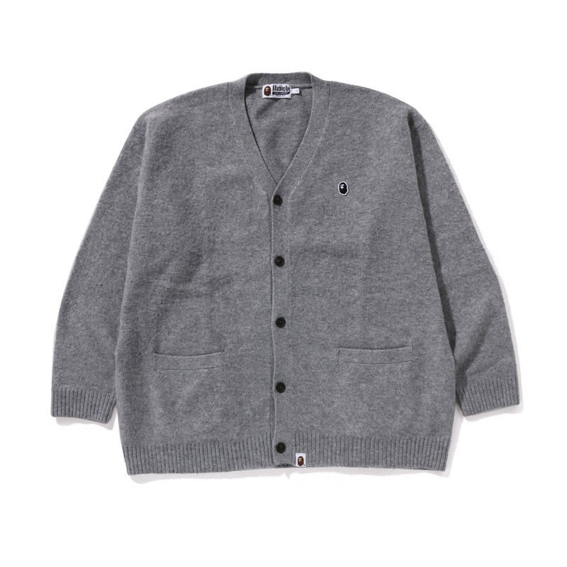 Details for 베이프 FW24 에이프 로고 자수 니트 가디건. 0ZXKNM120004N