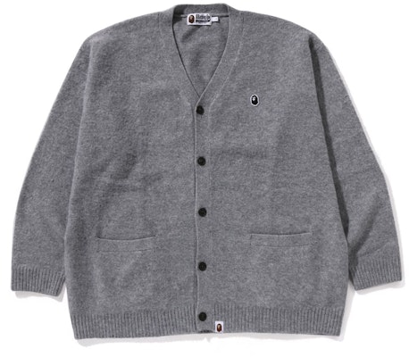 베이프 FW24 에이프 로고 자수 니트 가디건. 0ZXKNM120004N Details for 베이프 FW24 에이프 로고 자수 니트 가디건. 0ZXKNM120004N