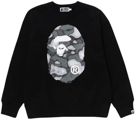 Bape A BATHING APE 图案印花宽松版圆领长袖卫衣 1K30-113-017 Buy Bape A BATHING APE 图案印花宽松版圆领长袖卫衣 1K30-113-017