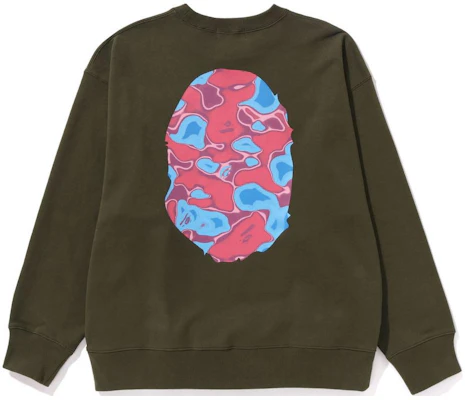 Bape A BATHING APE 图案印花宽松版圆领长袖卫衣 1K30-113-017 Lookbook Bape A BATHING APE 图案印花宽松版圆领长袖卫衣 1K30-113-017