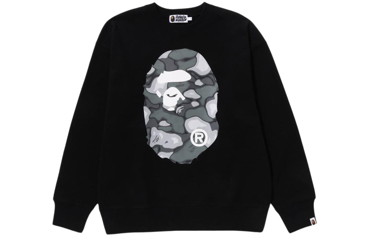 Bape A BATHING APE  Graphic Print Loose Fit Crewneck Long-Sleeve Sweatshirt 1K30-113-017 圖 4