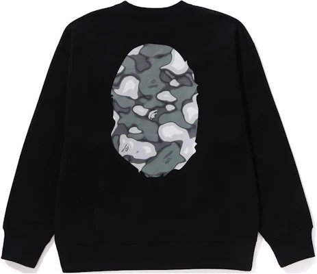 Bape A BATHING APE 图案印花宽松版圆领长袖卫衣 1K30-113-017 Purchase Bape A BATHING APE 图案印花宽松版圆领长袖卫衣 1K30-113-017