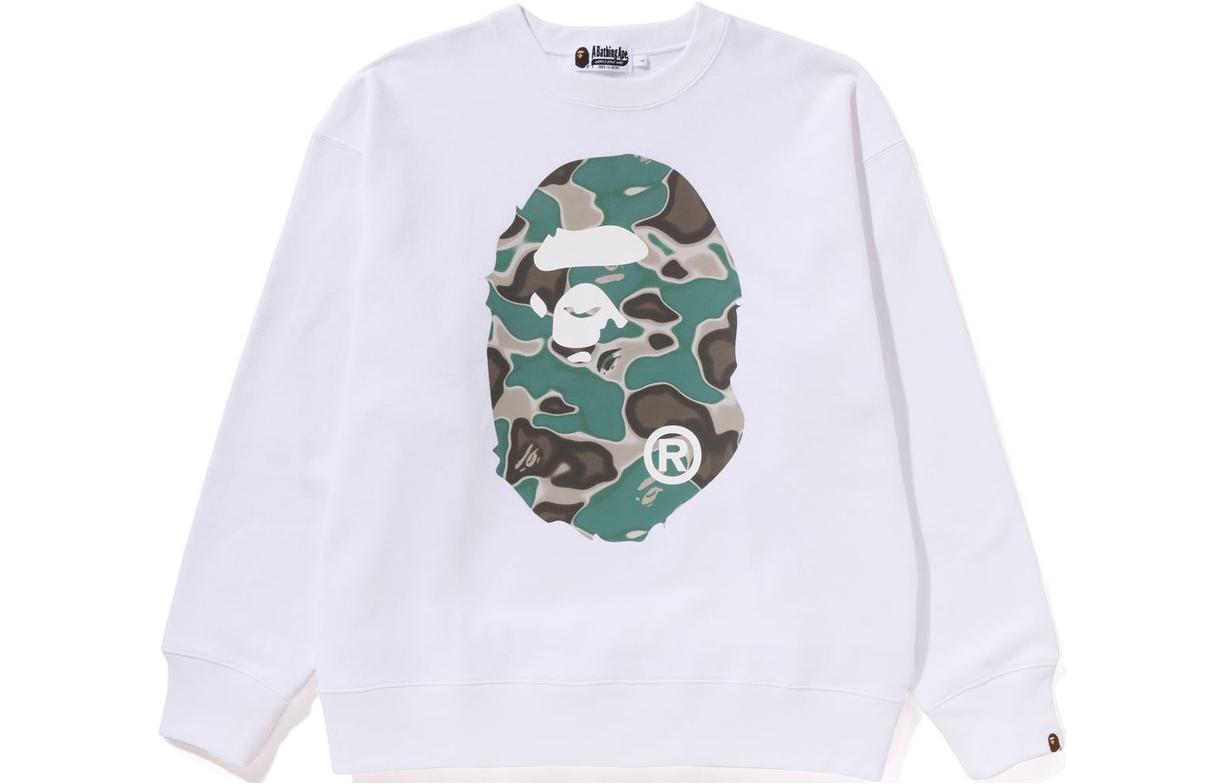 Bape A BATHING APE  Graphic Print Loose Fit Crewneck Long-Sleeve Sweatshirt 1K30-113-017 圖 8