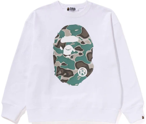 Bape A BATHING APE 图案印花宽松版圆领长袖卫衣 1K30-113-017 Cheap Bape A BATHING APE 图案印花宽松版圆领长袖卫衣 1K30-113-017