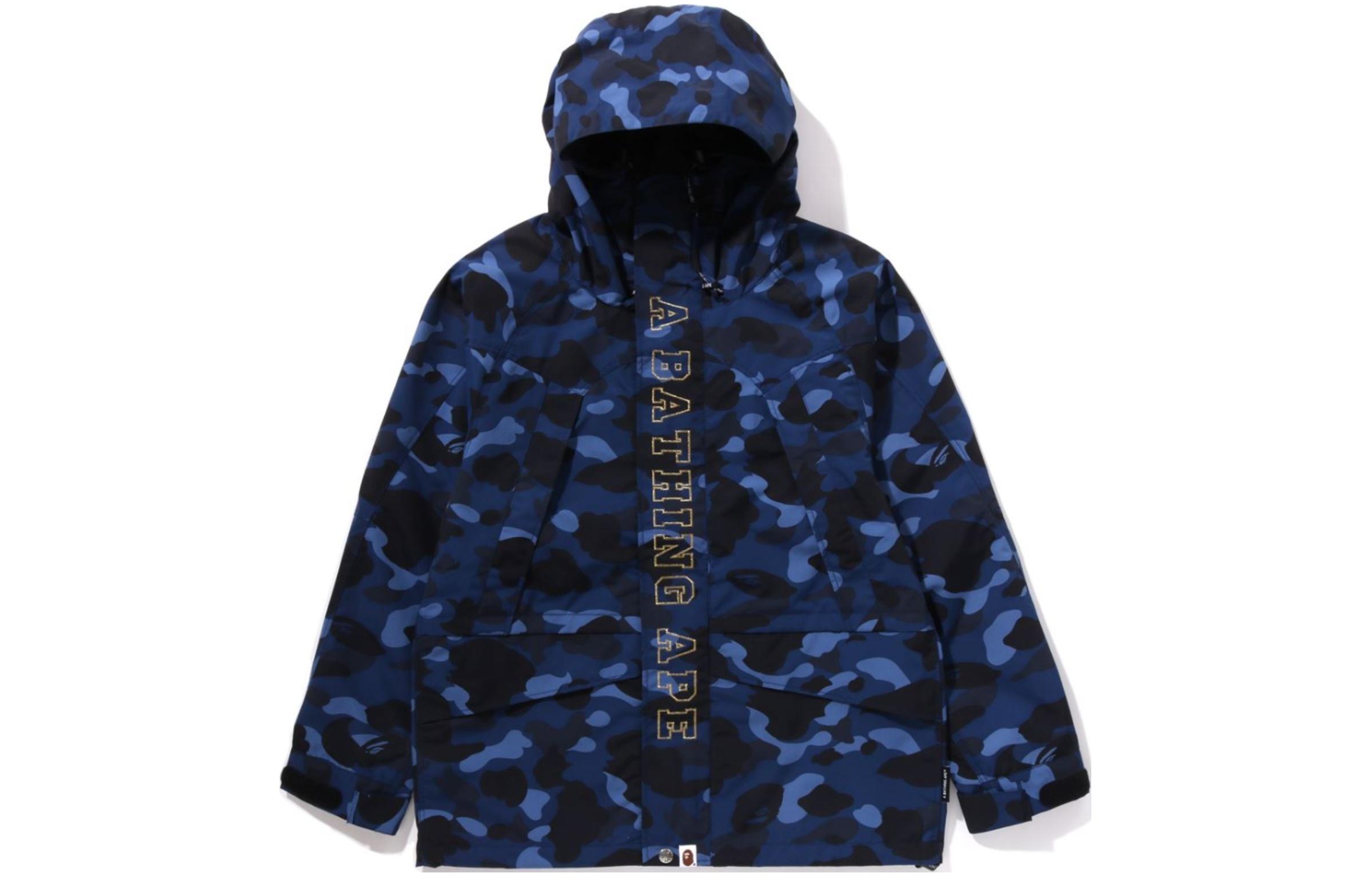 Bape A BATHING APE  Letter Camo Zip-Up Hoodie Jacket. 1K30-140-003 圖 4