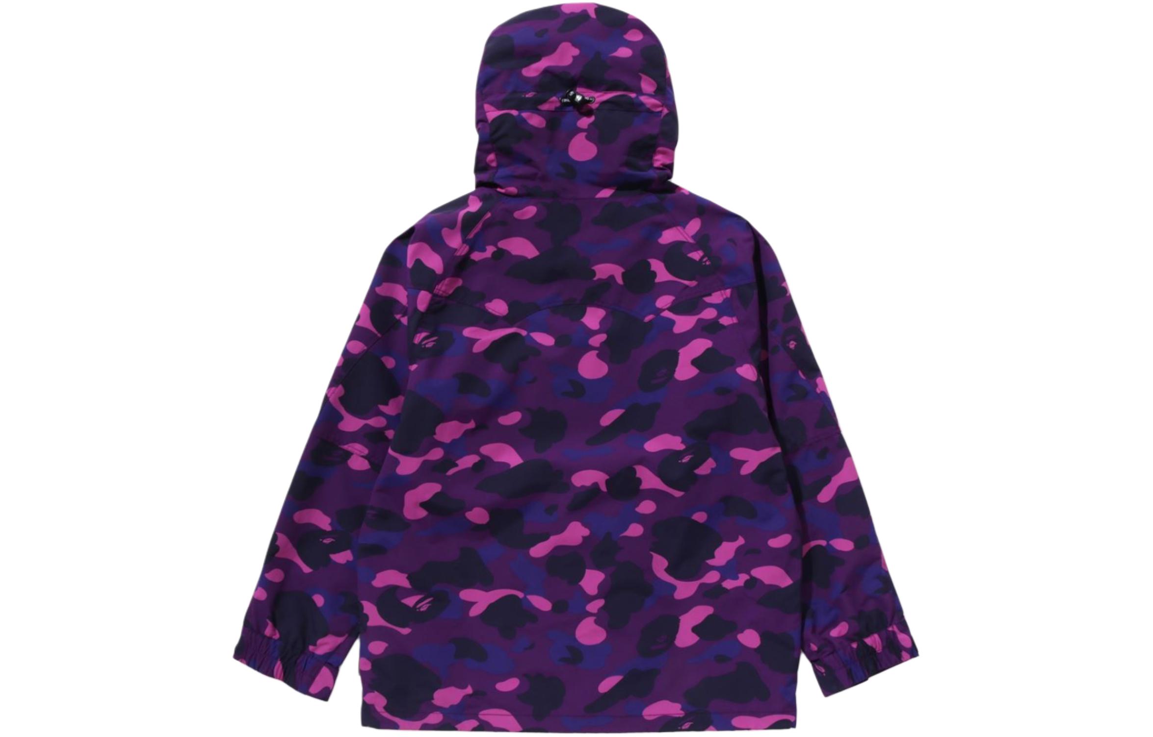 Bape A BATHING APE  Letter Camo Zip-Up Hoodie Jacket. 1K30-140-003 圖 7