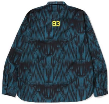 Bape A BATHING APE 長袖T恤,繡標與魔術貼猿人設計。 0ZXSTM131003K Shop Bape A BATHING APE 長袖T恤,繡標與魔術貼猿人設計。 0ZXSTM131003K