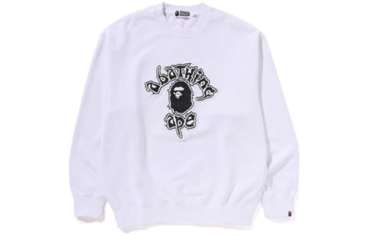 Bape A BATHING APE  Long Sleeve Sweatshirt with Outline Letter Print. 1K30-113-307 圖 3