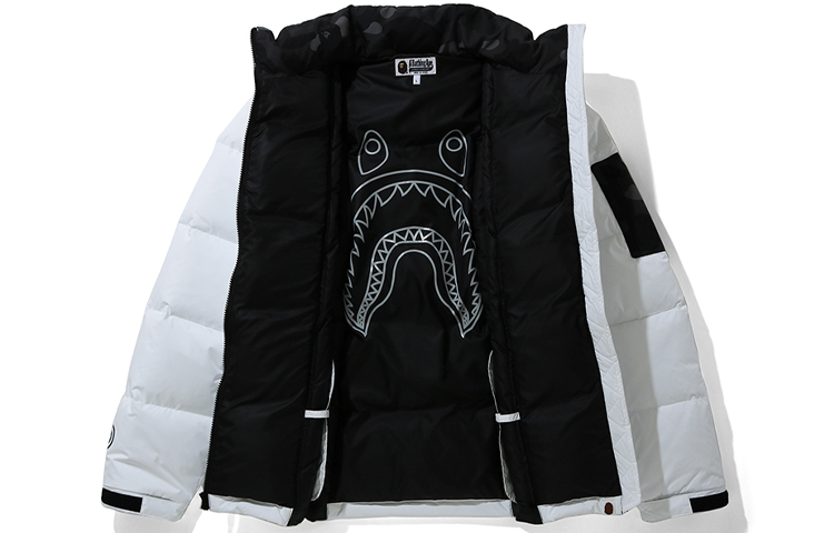 Bape A BATHING APE  Loose-Fit Puffer Jacket with Letter Graphic Design 0ZXDNM41011XD 圖 5