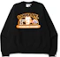 Lookbook Bape A BATHING APE 宽松款卡通Logo印花圆领长袖卫衣 113004E