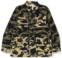 Bape A BATHING APE Multi-Pocket Camo Patchwork Long Sleeve Shirt Camo. 0ZXSTM131013C Bape A BATHING APE Multi-Pocket Camo Patchwork Long Sleeve Shirt Camo. 0ZXSTM131013C