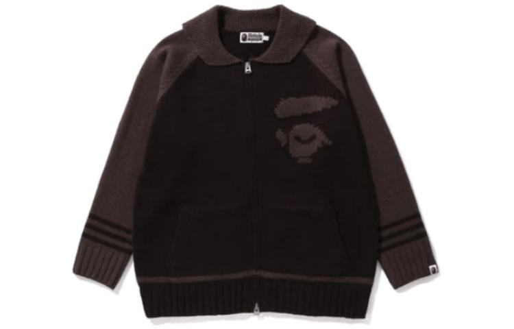 Order 베이프 어 베이딩 에이프 오버사이즈 패널드 집업 스웨터. 1J80-120-001