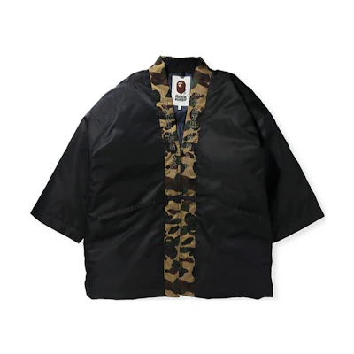 Bape A BATHING APE Patchwork Letter Embroidery Camo Japanese Down Jacket 0ZXDNM14105XH