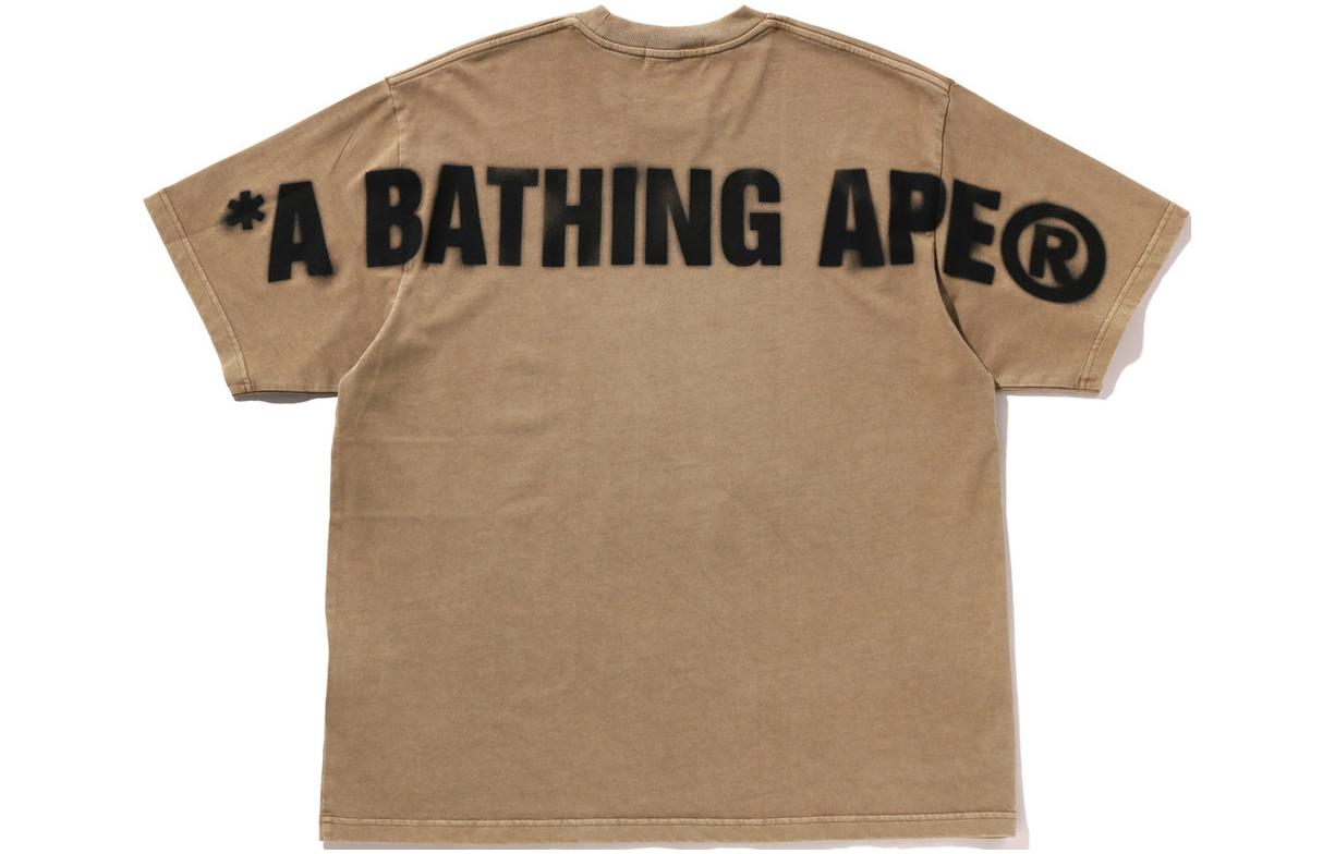 Bape A BATHING APE  Patterned Graphic Crewneck Short Sleeve T-Shirt 1K30-109-303 圖 7